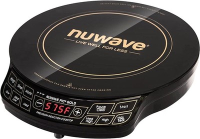 Nuwave Gold Precision Induction Cooktop, Portable, Powerful with Large 8  Hea...