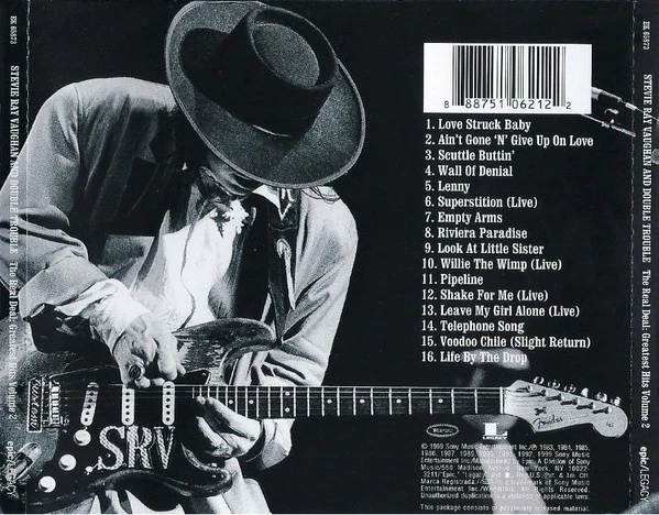 Stevie Ray Vaughan &Double Trouble Real Deal: Greatest Hits Vol. 2-CD NEW SEALED - Image 2 of 4