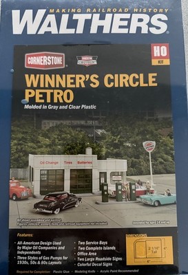 NEW Walthers Cornerstone Winner's Circle Petro Kit HO Scale