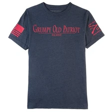 Grunt Style Grumpy Old Patriot T-Shirt - Midnight Navy