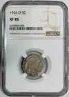 1926-D Buffalo Nickel, NGC XF-45