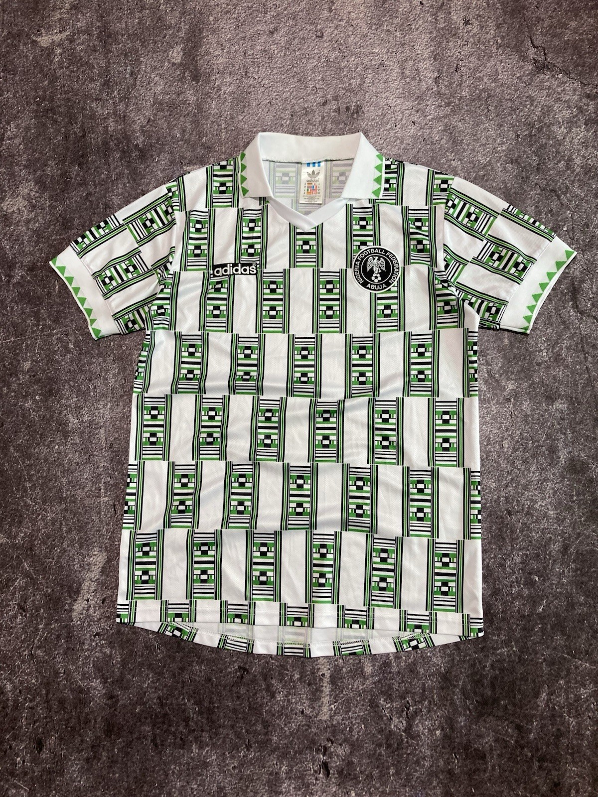 Adidas Nigeria National Team 1994 1995 Away Soccer Jersey Sz M Blokecore Vintage