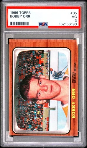 1966 TOPPS #35 BOBBY ORR PSA 3