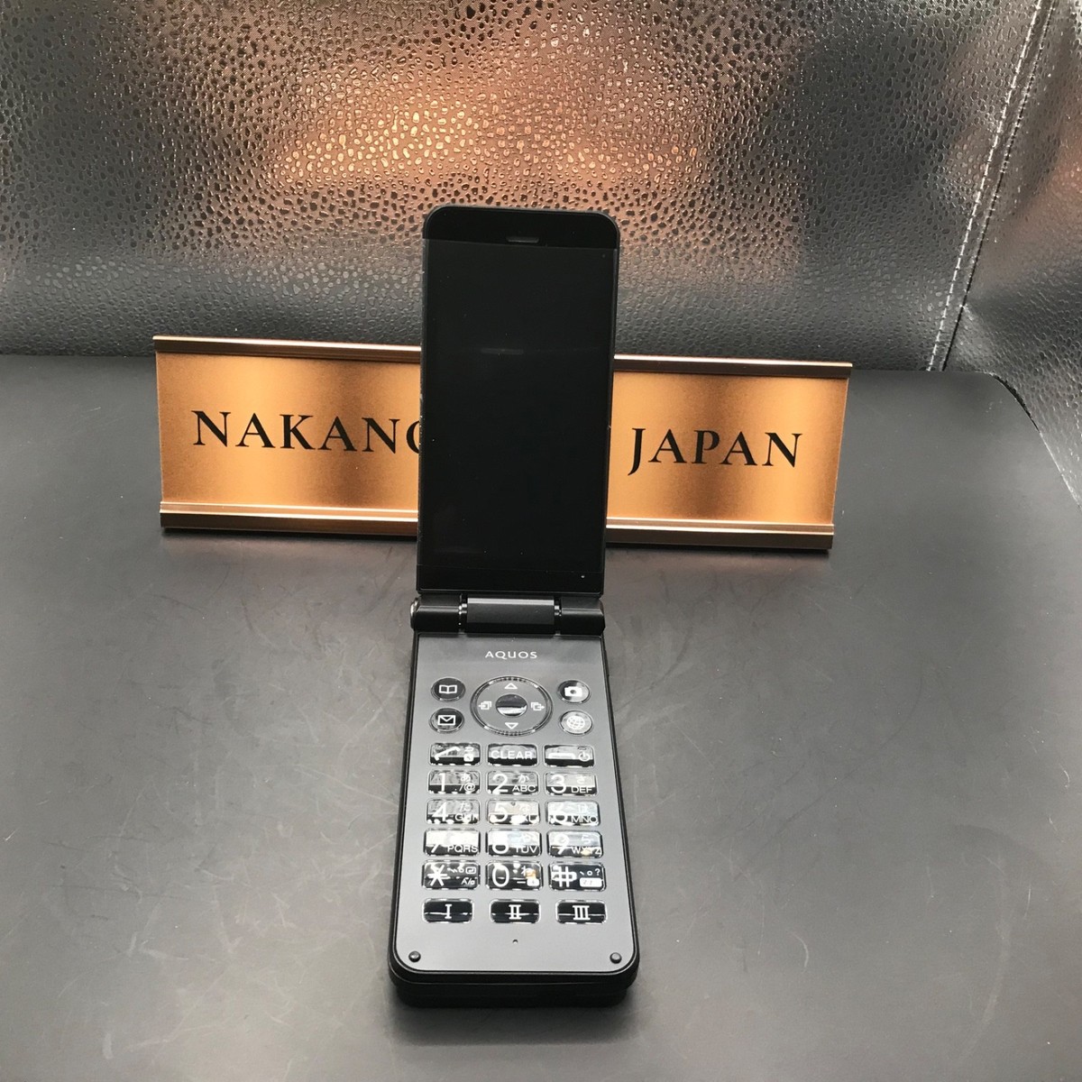 SHARP SH-N01 AQUOS KEITAI ANDROID FLIP PHONE UNLOCKED BLACK SH-01J