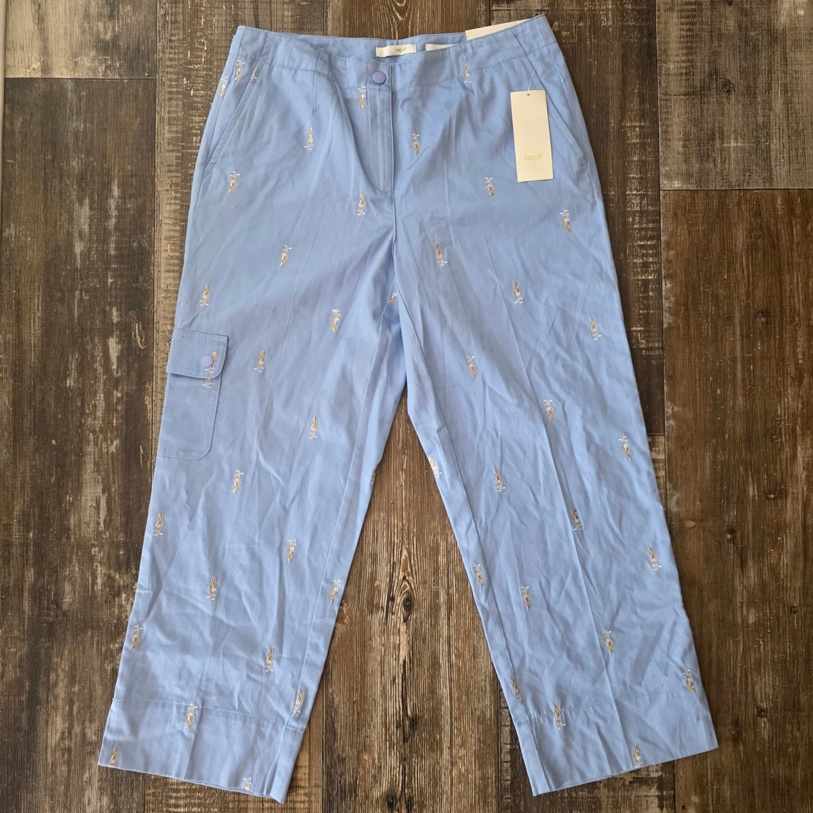 Liz Golf Michaela Capri Pants size 6 NWT