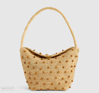 Madewell The Signature Woven Shoulder Bag in Raffia   Stylish Summer Bag