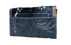 American West Wallet Womens River Rock Trifold Hair On Black 4122282 CLEARANCE — photo 3