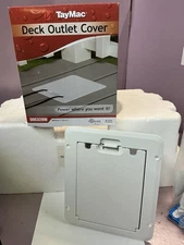 TayMac DOC320W Outdoor Comforts White In-Use Weatherproof Outlet Cover,