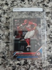 2023 Topps Now Baseball Joey Votto #584 Blue Parallel Card  24/49