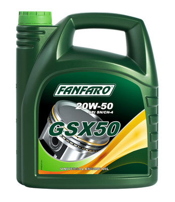 Motoröl 5 Liter 20W-50 GSX50 FANFARO Motorenöl API SN/CH-4 5l