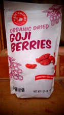 Oranic Dried Goji Berries 1.25 LB