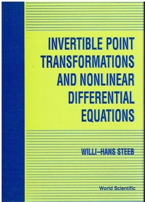 Willi-Hans Steeb Invertible Point Transformations And Nonlinear Differential Eq