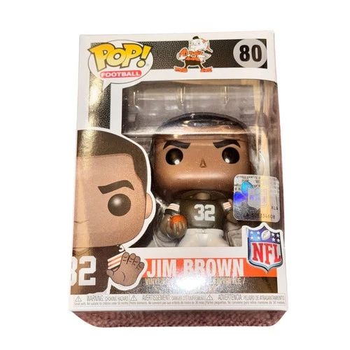 Funko Pop Football Jim Brown Vinyl Figure NFL Legend Cleveland Browns 80