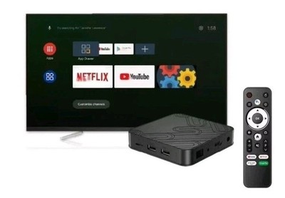 2025 Android Tv Box 12 ATV 8K HDR Dual WIFI6 Apps 5,2 BT OVP ** WIE NEU **  TOP