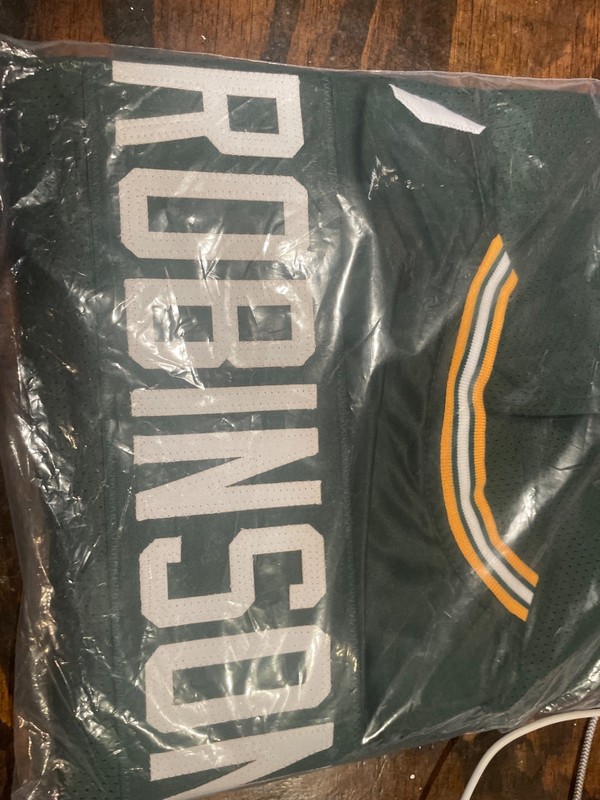 Dave Robinson signed Green Pro Style jersey,JSA, HOF 2013