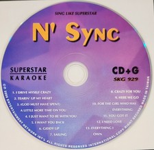 Superstar Karaoke CDG Karaoke N'Sync SKG 929 13 Big Karaoke Hits