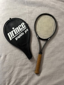 Raquette De Tennis Vintage PRINCE Graphite Pro Oversize - Années 90 - Poignée 4 1/2 Avec Housse