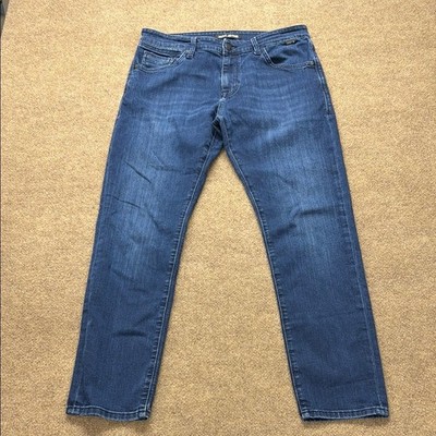Mavi Jake Jeans Mens 33x32 Dark Wash Slim Leg Stretch Denim Pants