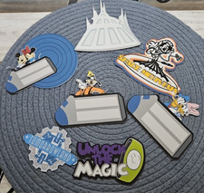 Disney's Magic Kingdom Space Mountain Handmade 7 piece Set Scrapbook Die Cuts