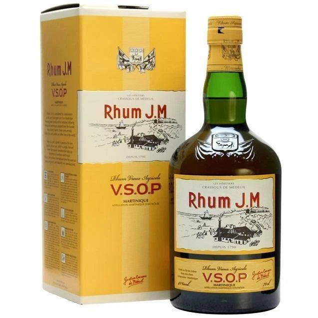 Rhum J.m. Vieux agricole VSOP 70 CL 43 Vol. Martinique