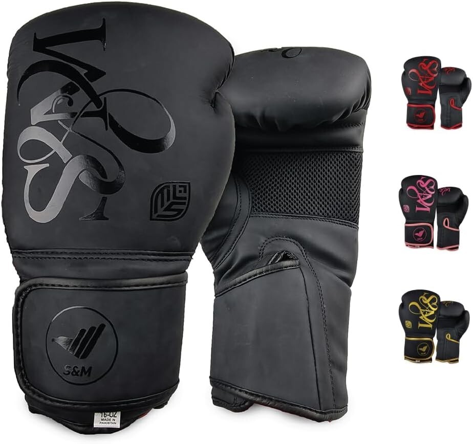 Professional MMA Gloves Sparring Grappling Training, Faux Leather Sparr