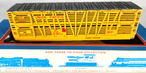 Acopladores de gancho de bocina Union Pacific #9102 Scale Model Power 50' Stock Car | Zustand: New