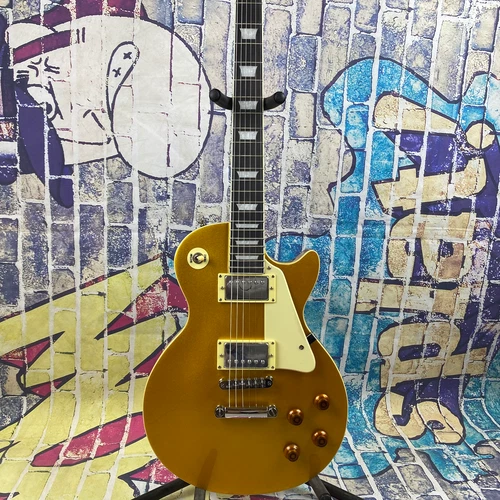 Discount offer gold Mahogany body electric guitar Chrome-plated hardware US