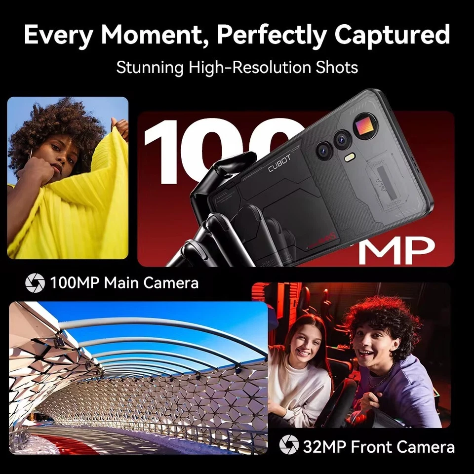 CUBOT MAX 5 5G Smartphone Dimensity 8200 12GB+256GB 5100mAh 6.95'' 144Hz 100MP - Image 3 of 4