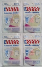 Lantern Mantle; Single Tie; # 21 Tie Style Mantle; SKU # 785; 4 Packs/8 Mantles