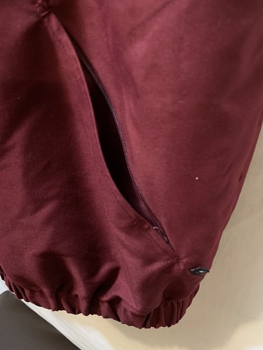 Grand Slam Jacket Sz L Burgundy Windbreaker Light Weight Golfer Sleeveless Mens - Picture 3 of 6