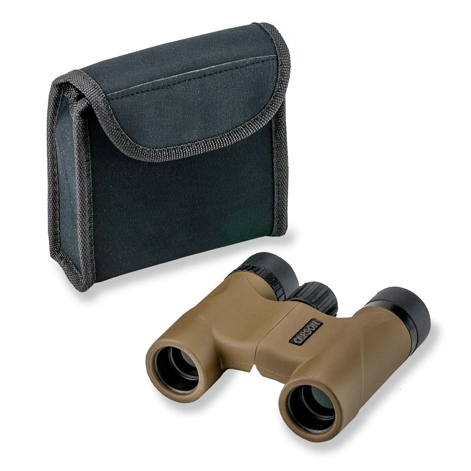 Carson Stinger 8x22mm Compact Binoculars - Lightweight - With Pouch - Image 4 of 4