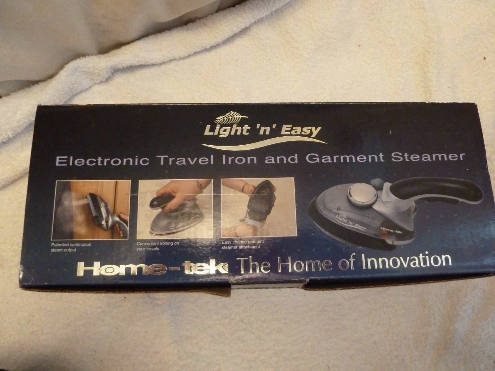 Light ‘n’ Easy Travel Iron and Garment Steamer – New Boxed