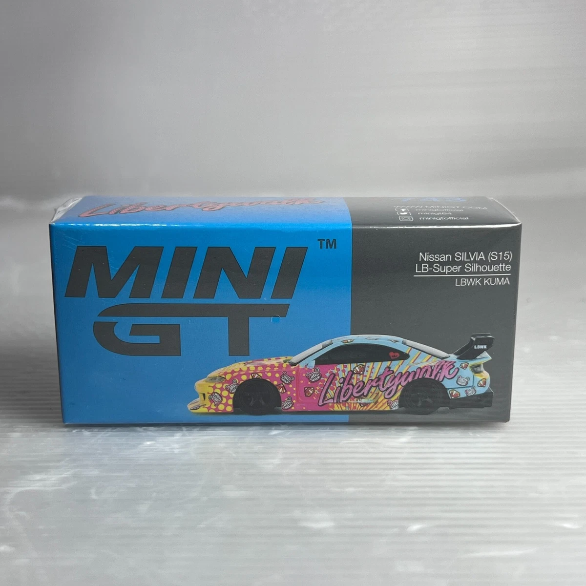 Mini gt s15 LBWK ミニカー MINI GT 1/64 Nissan シルビア(S15) LB-Super Silhouette #555