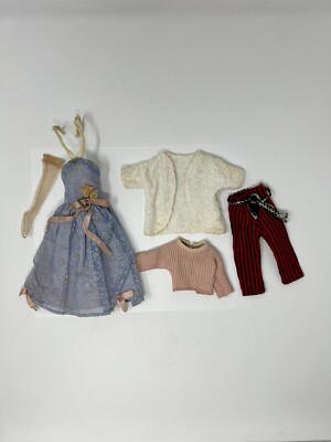 1950s Kellogg's 10.5'' Grown-Up Doll Clothes 5 Pieces ~ Pants Shirt Coverup Dress