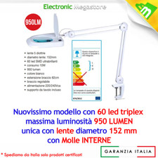 LAMPADA A LED CON LENTE D'INGRANDIMENTO 5 DIOTTRIE CON 60 LED 33610950 LL-90/5