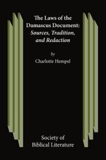 Laws of the Damascus Document : Sources, Tradtion, and Redaction, Paperback b...