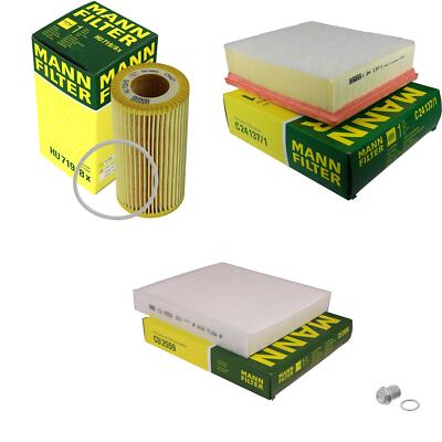 MANN-FILTER Inspektionspaket Filterset für Ford Kuga I S-Max 2.5 ST WA6 BA7