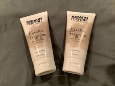 ~ 2 Brand New Keratin Perfect Keratin Frizz Free Blow Dry Cream 2.5 Fl Oz ~