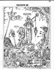 REHUPA - THE ROBERT E. HOWARD APA #56 - 1982 fanzine - Rick McCollum - 178 pages