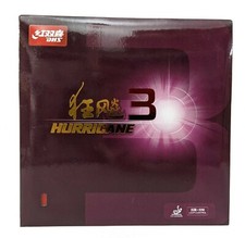 Original DHS Hurricane 3 Table Tennis Racket Rubber Sticky Rubber 2017 Edition