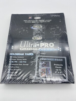 Binder Card Sleeves 30 Ultra Pro Platinum Series 4-Pocket Pages - For Large Cards, Postcards & Pokémon Ultra PRO Collectible Card Game Albums & Pages - Foto 8