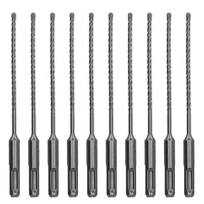 5/32"x8" SDS Plus Rotary Hammer Drill Bit Carbide Tip for Masonry Concrete-10Pcs