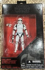 Disney STAR WARS 3.75  BLACK SERIES First Order Stormtrooper WALMART EXCLUSIVE