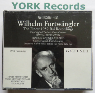 WILHELM FURTWANGLER - The Finest 1952 Rai Recordings - Ex Con 6 CD Set Andromeda
