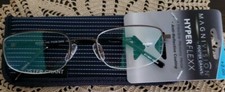 FOSTER GRANT 2.00 Gunmetal Semi Rimless Reading Glasses CT1117 H15