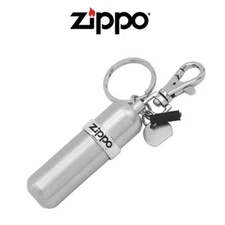 Zippo Accessories Gift Compact Aluminum Fuel Canister with Keyring 121503 