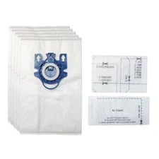 VacBagsUSA® Replacement Allergen Vacuum Bags for Miele GN 5 Bags+ 2 Filters