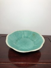 Antique Chinese Porcelain Turquoise Famille Rose Porcelain Bowl 6 Diameter