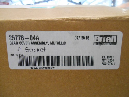 BUELL GEAR COVER ASSEMBLY 25778-04A - Picture 4 of 4