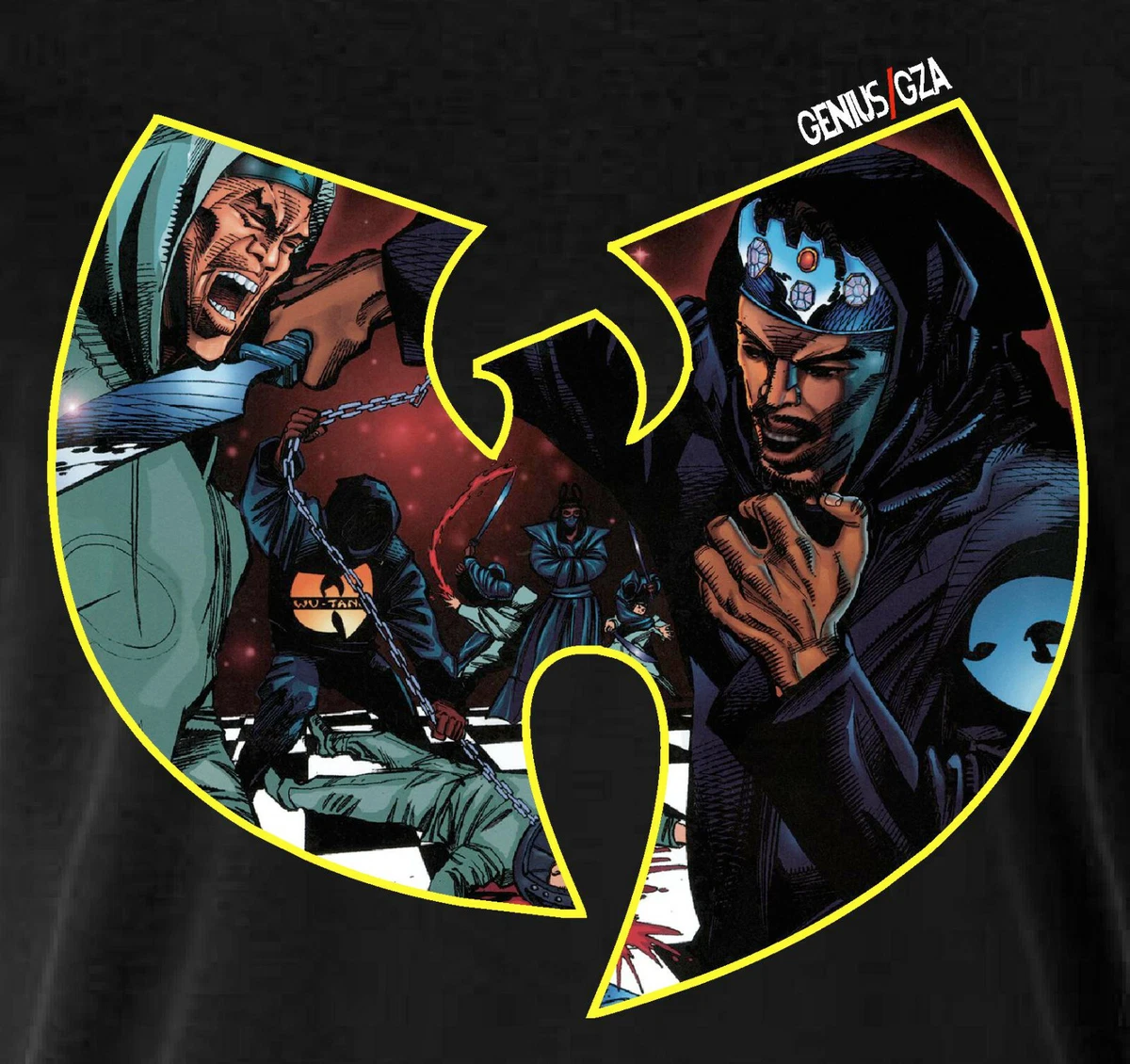 Gza Liquid Swords Wu Tang Clan Hip Hop Hoody Black eBay